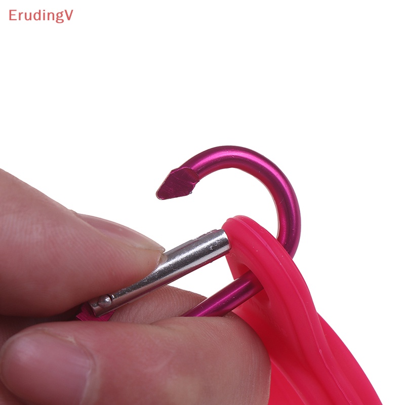 1 Móc Khóa Bình Nước Bằng Silicon Tiện Dụng Cho Các Hoạt Động Thể Thao Ngoài Trời