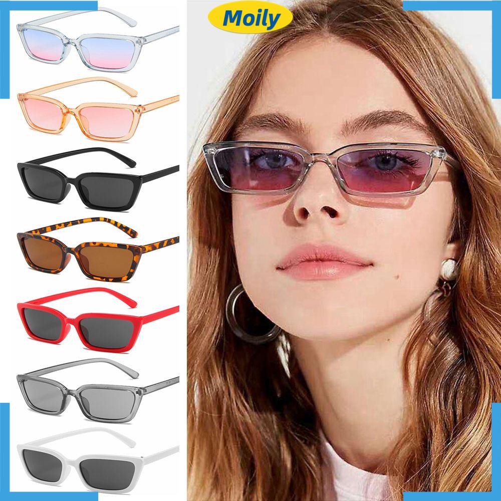 MOILYVN Kính Mát Gọng Nhỏ Phong Cách Retro Thời Trang