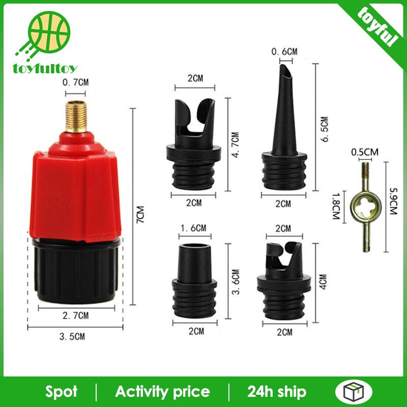 Set 5 Van Bơm Hơi Đa Năng Cho Thuyền Bơm Hơi