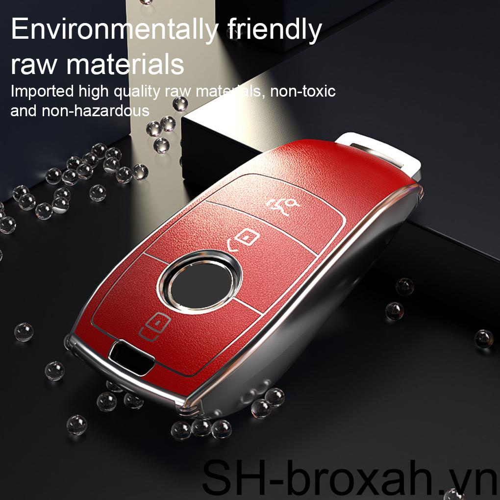 Vỏ Bọc Chìa Khóa Điều Khiển Từ Xa Bằng TPU Chống Trầy Thời Trang Cho Mercedes Red