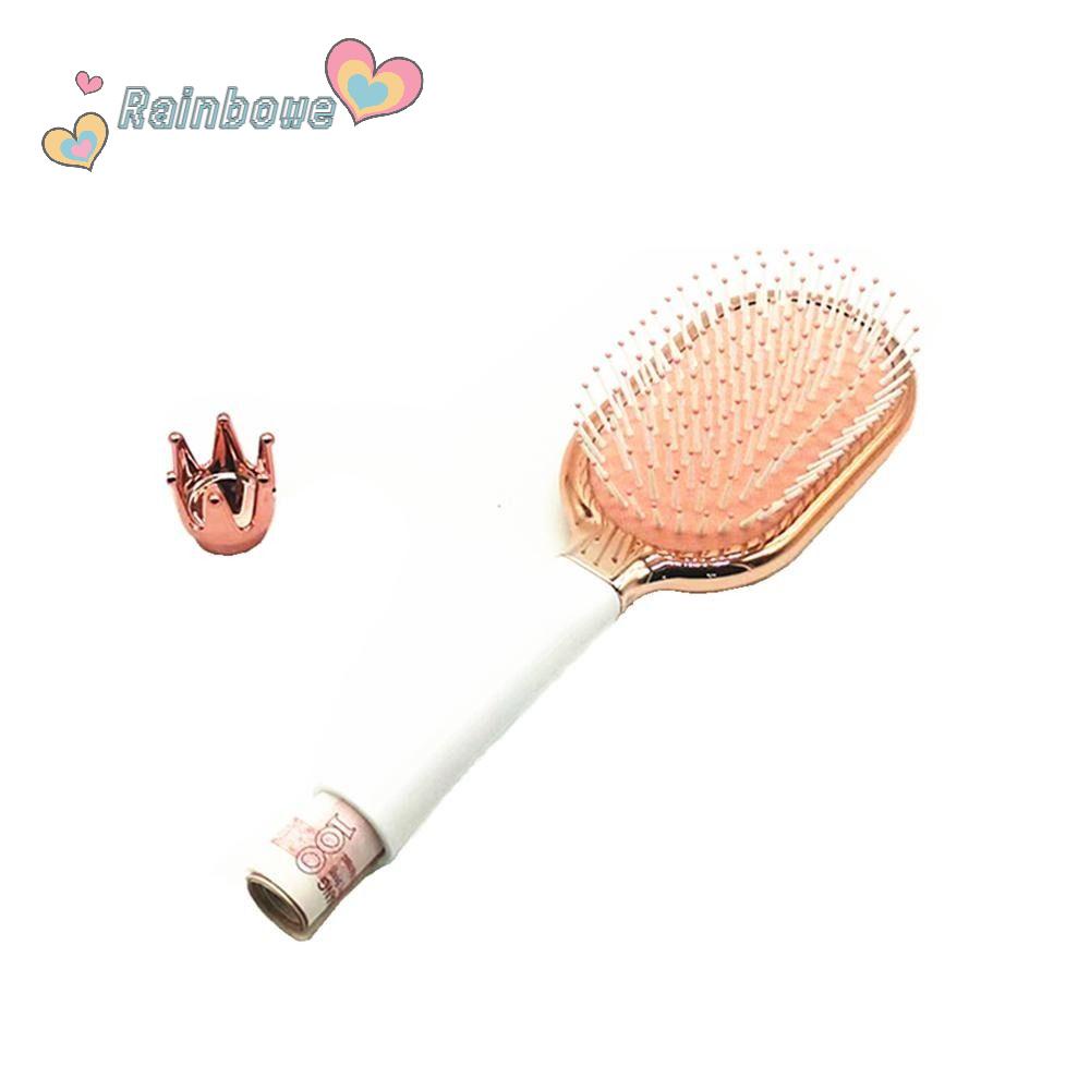 RAINBOW Hộp Đựng Thuốc Hình Lược Bằng Nhựa Màu Đỏ Dùng Trang Trí Nhà