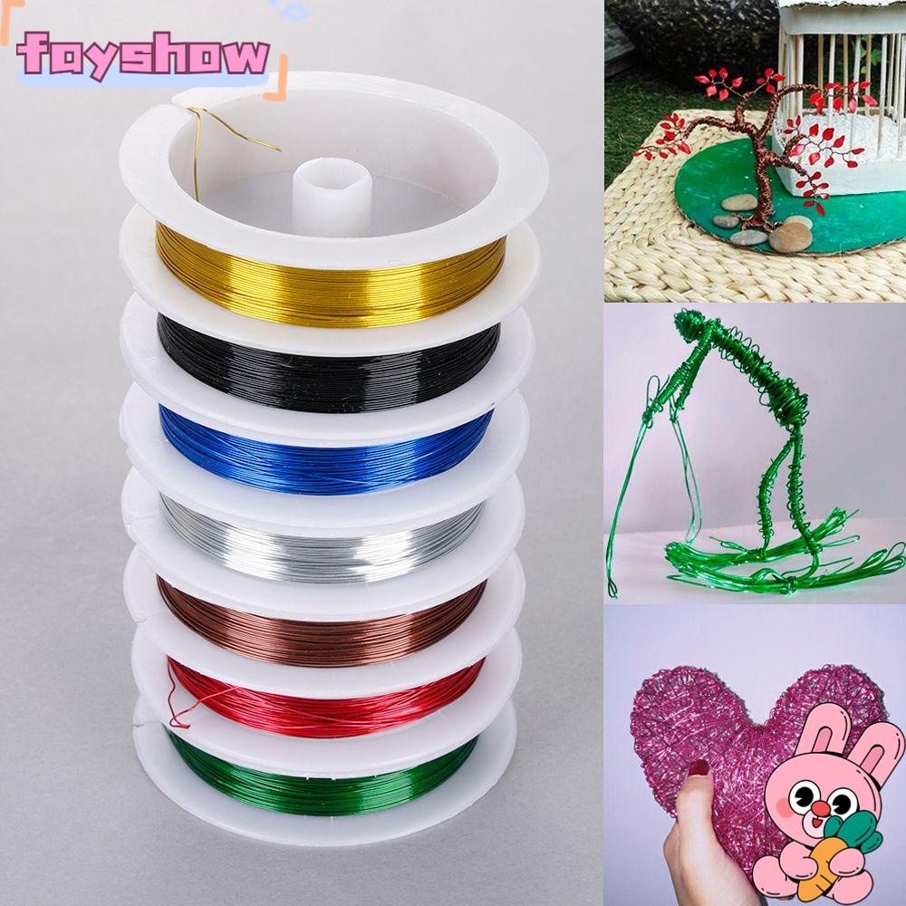 FAY Cuộn Dây Sắt 10M Mềm Mại Đính Hoa Khô Dùng Làm Đồ Trang Sức Thủ Công