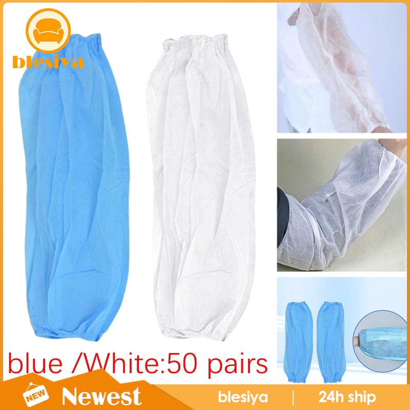 Set 100 Găng Cánh Tay Bảo Vệ Bằng Vải Không Dệt Sử Dụng Một L