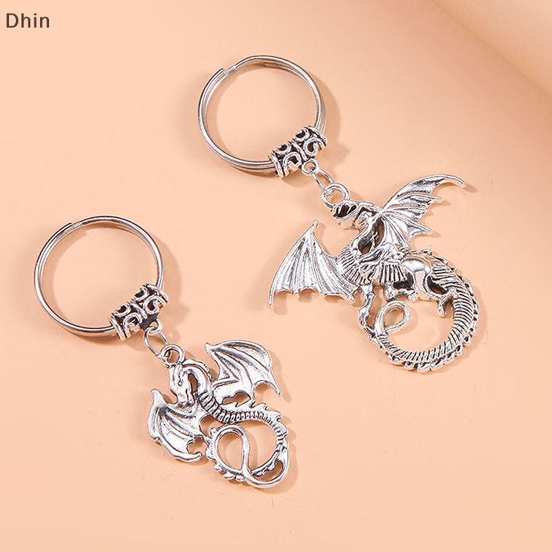 Móc Khóa Hình Rồng Bằng Hợp Kim Phong Cách Vintage Thời Trang