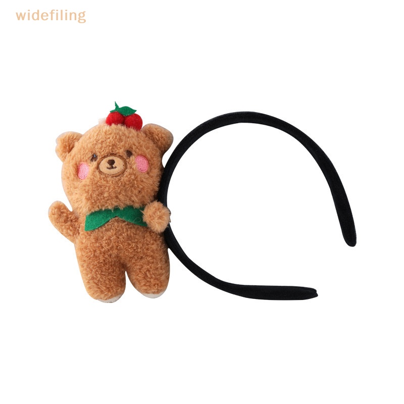 Băng Đô Cài Tóc Rửa Mặt Hóa Trang Hình Gấu Bằng Lông Cừu San Hô Dễ Thương