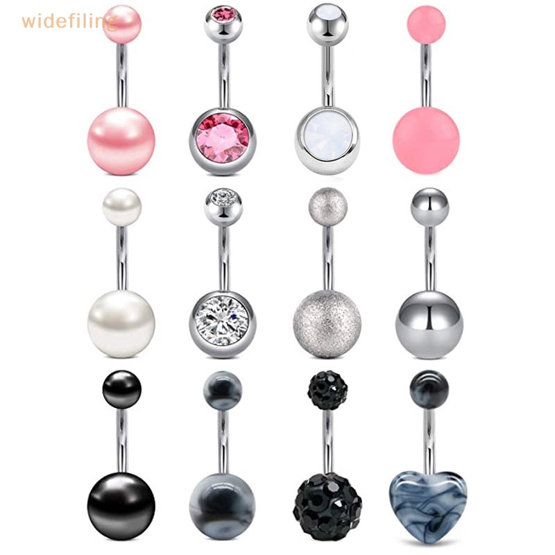 Bộ 12 Khuyên Rốn Dễ Thương Cá Tính Cho Nữ