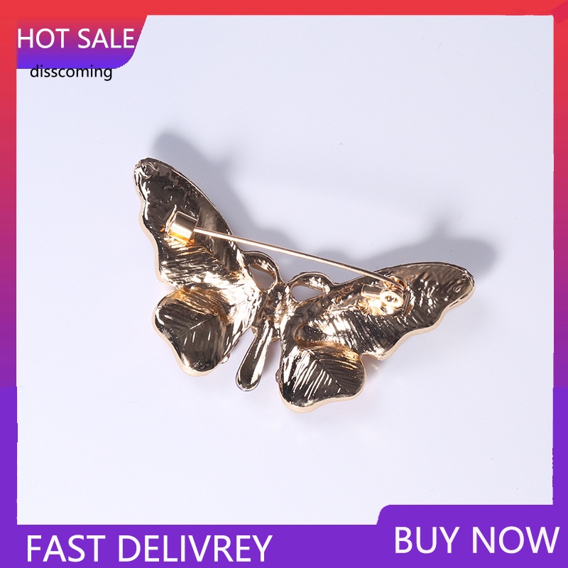 Áo Khoác SL SL Kiểu Dáng Trẻ Trung Năng Động| Ghim Cài Áo Hợp Kim Họa Tiết Bướm Nhỏ Xinh Hợp Thời Trang