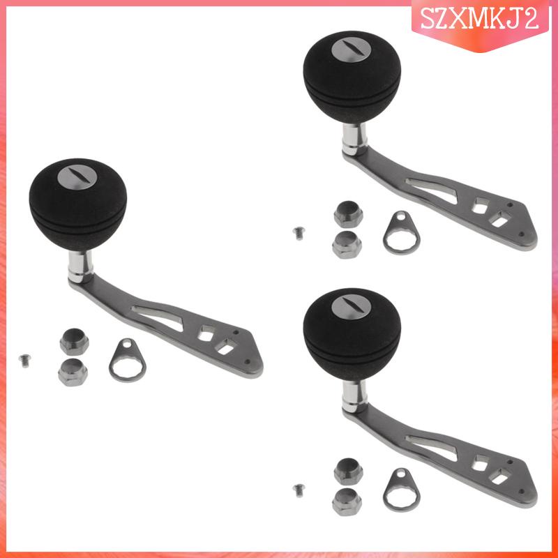 3 Nút Tay Cầm Máy Câu Cá Bằng Kim Loại EVA DIY