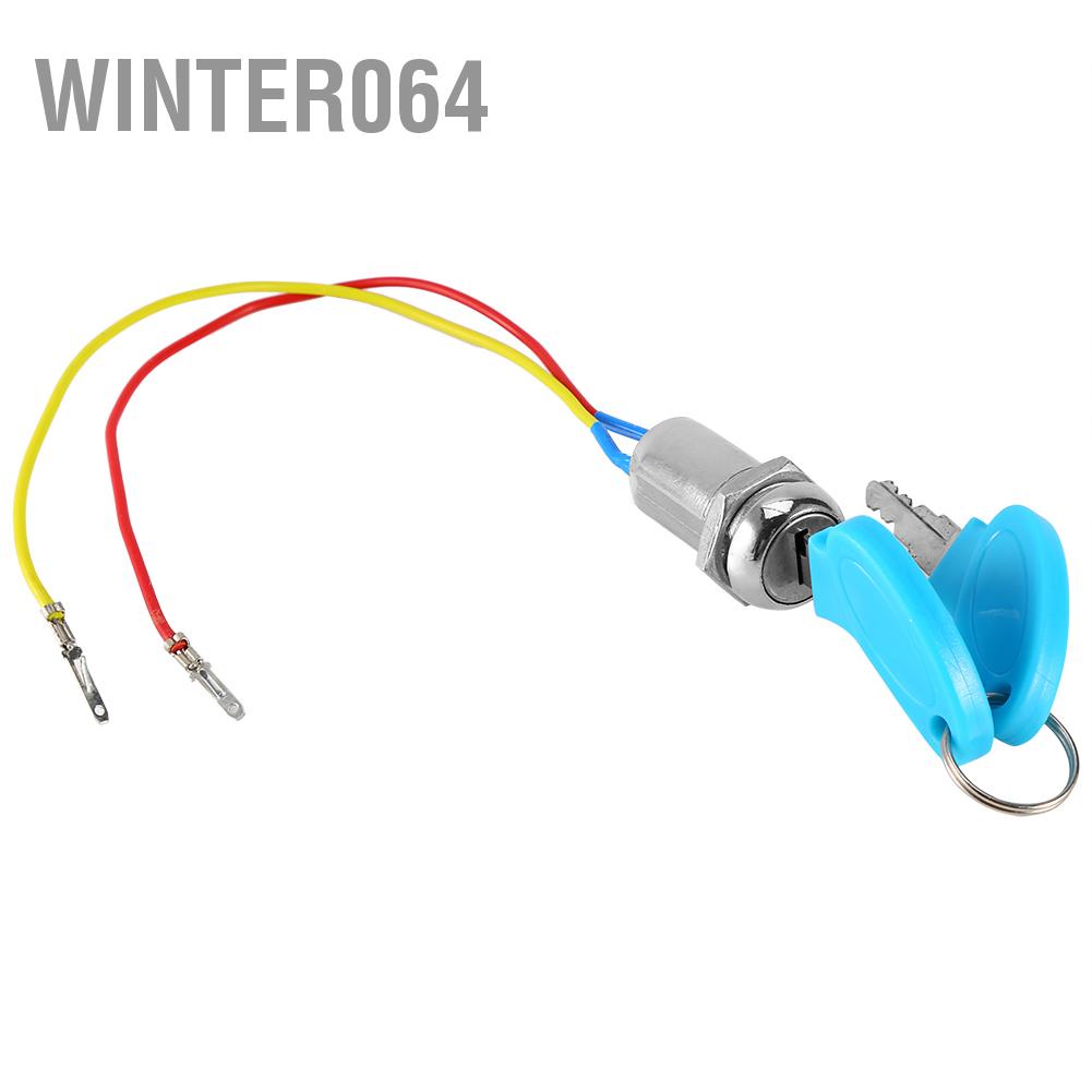 Winter064 2 Dây Chìa Khóa Đánh Lửa Phím Cho Xe Điện ATV Moped Kart