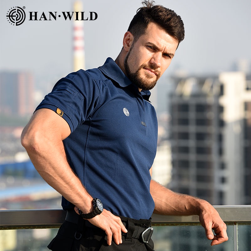 Áo Thun Thể Thao Ngắn Tay Thoáng Khí Mau Khô Phong Cách Quân Đội Cho Nam