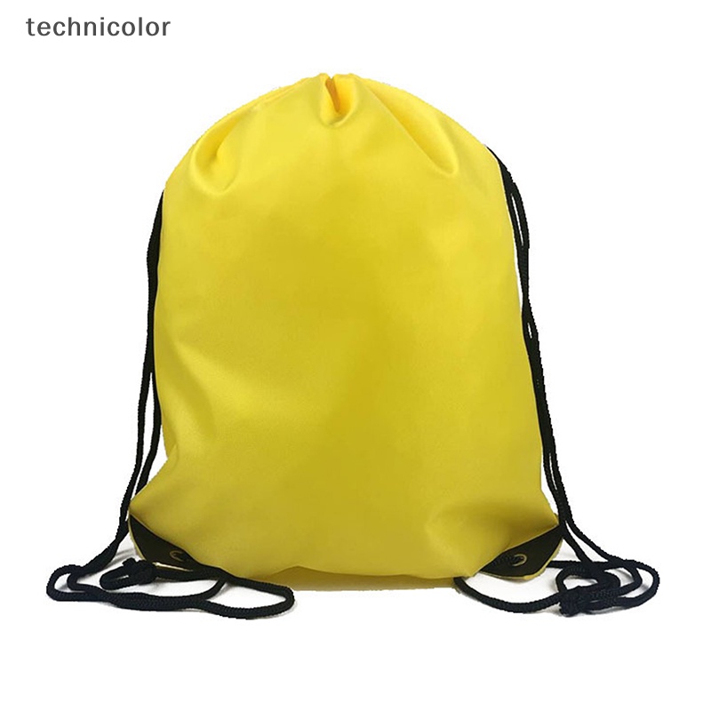 Ba Lô Dây Rút Thể Thao Chống Nước Nhiều Màu Sắc Có Thể Gập Lại Cho Nam Và Nữ TYG