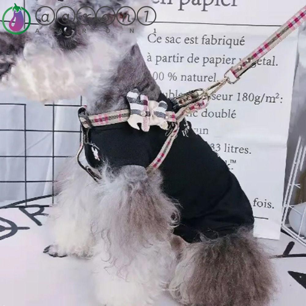 AARON1 Áo Vest Hình Chữ I Gắn Nơ Phong Cách Anh Quốc Đáng Yêu Cho Thú Cưng