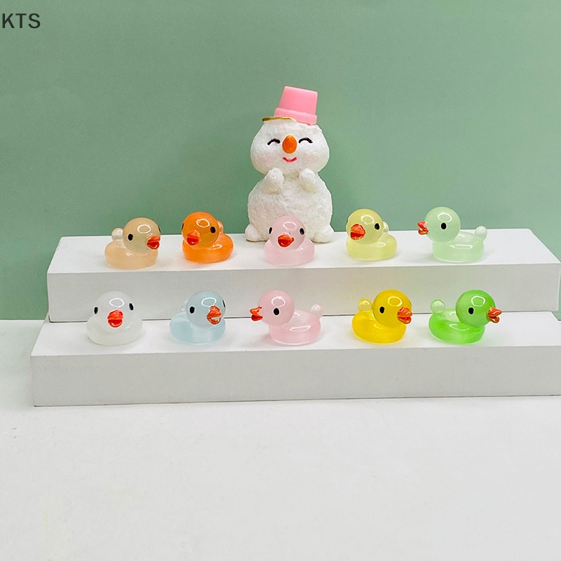 Set 5 Kẹp Tóc Dạ Quang Hình Vịt Đáng Yêu