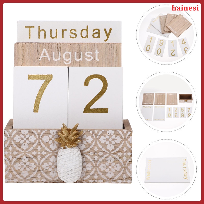 Giá Đỡ Lịch Để Bàn Bằng Gỗ Dùng Trang Trí Nhà Cửa / Văn Phòng