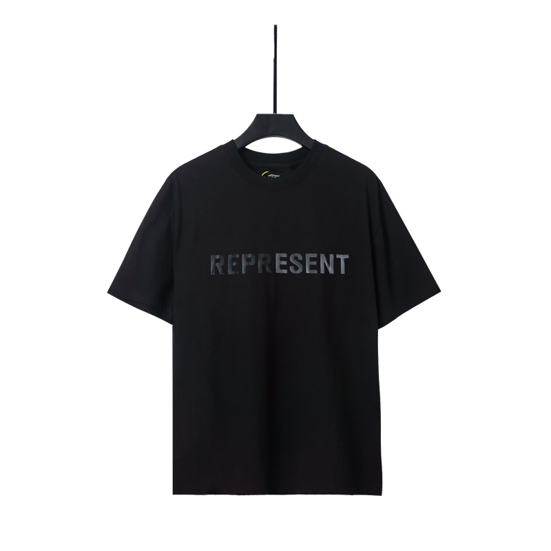 Áo Thun Tay Ngắn Cổ Tròn Bằng cotton In Chữ Phong Cách Âu Mỹ REP8RE8SENT88