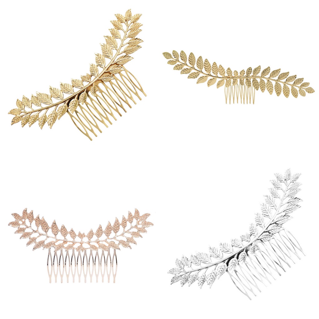 Lược Cài Tóc Hình Chiếc Lá Phong Cách Hàn Quốc Thời Trang