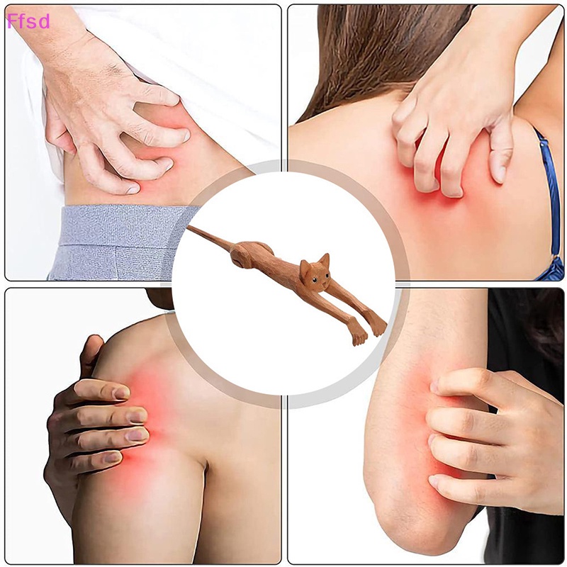 {Ffsd} Cây Gãi Lưng Cầm Tay Hình Mèo