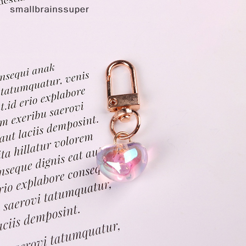 Smallbrainssuper Móc Khóa Hình Trái Tim Lấp Lánh Phong Cách Hàn Quốc Thời Trang Cho Nữ SBS