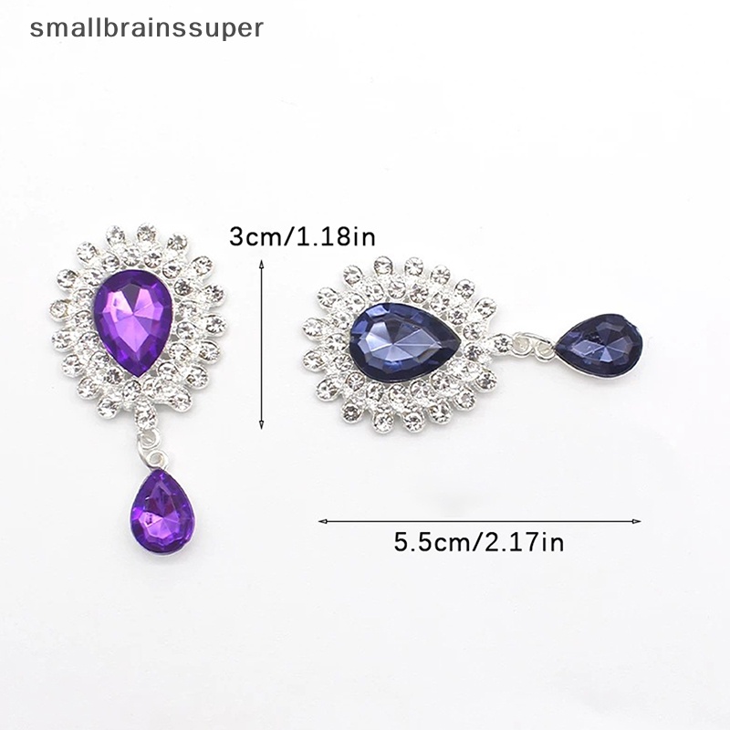 Trâm Cài Áo Hình Giọt Nước Bằng Hợp Kim Đính Đá Lấp Lánh Phong Cách Vintage Thời Trang DIY SBS