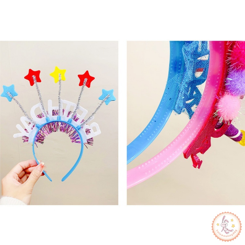 Băng Đô Hình Nón Sinh Nhật Dễ Thương Cho Bé