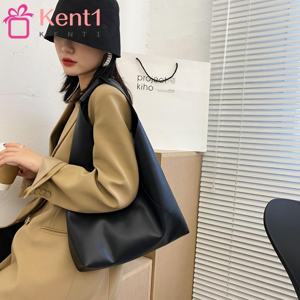 KENT1 Túi Xách Da PU Phong Cách Retro