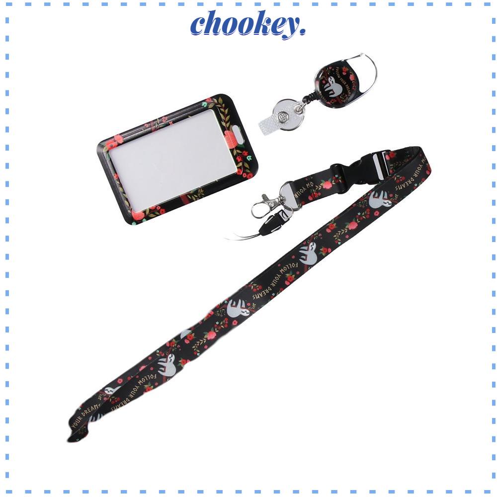 CHOOKEY Dây Buộc Thẻ ID Kiểu Dáng Dễ Thương Cho Học Sinh / Bác Sĩ / Y Tá