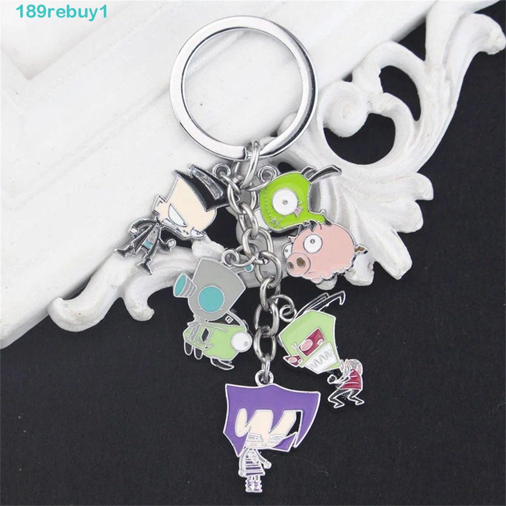 Móc Khóa Hình Người Ngoài Hành Tinh Hóa Trang Zim