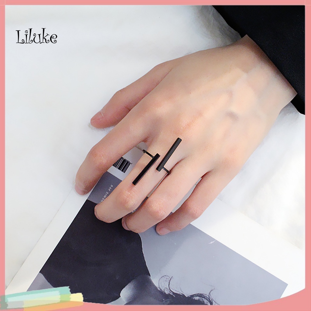 Nhẫn Tròn Hở Chất Liệu Kim Loại Thân Thiện Với Da Thời Trang