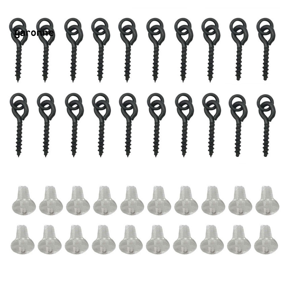 Set 20 Vòng Chặn Mồi Câu Cá Kèm 20 Ốc Vít