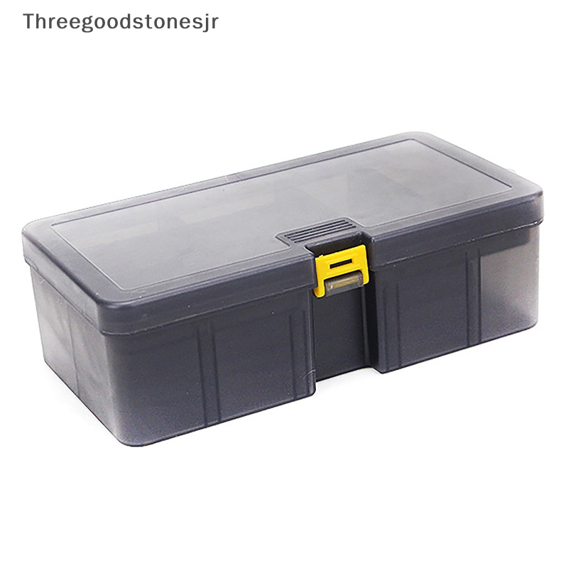 Hộp Đựng Mồi Câu Cá Giả Hai Tầng Bằng Nhựa Pp Màu Xám JR