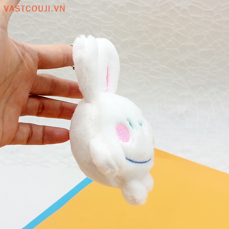 Thú Nhồi Bông Hình Thỏ Và Cà Rốt Mini Mềm Mại Trang Trí Móc Khóa