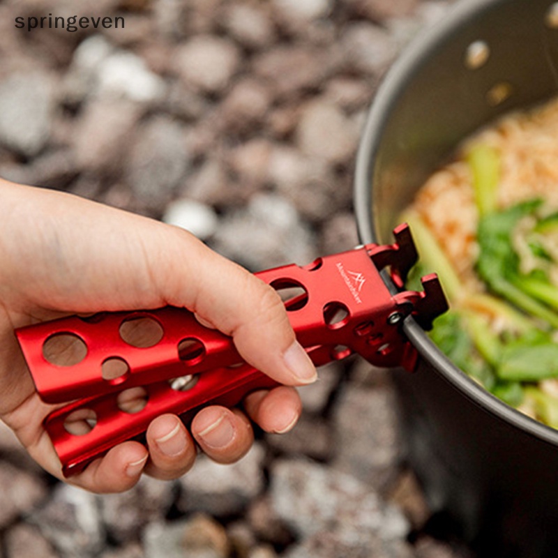 Giá Đỡ Kẹp Nhấc Nồi Bằng Nhôm Chống Nóng Tiện Dụng Cho Cắm Trại