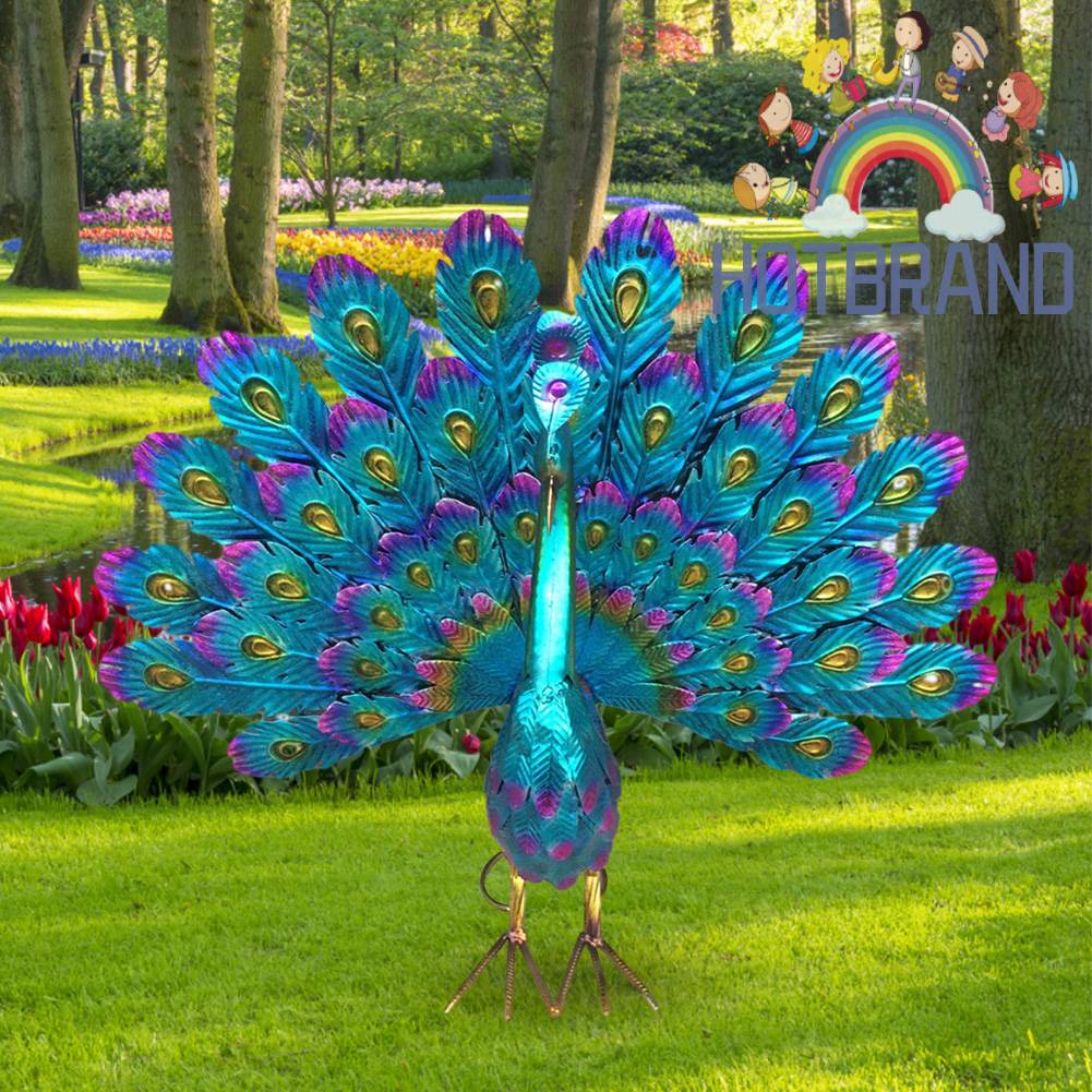 Tượng Hình Chim Công Trang Trí Sân Vườn