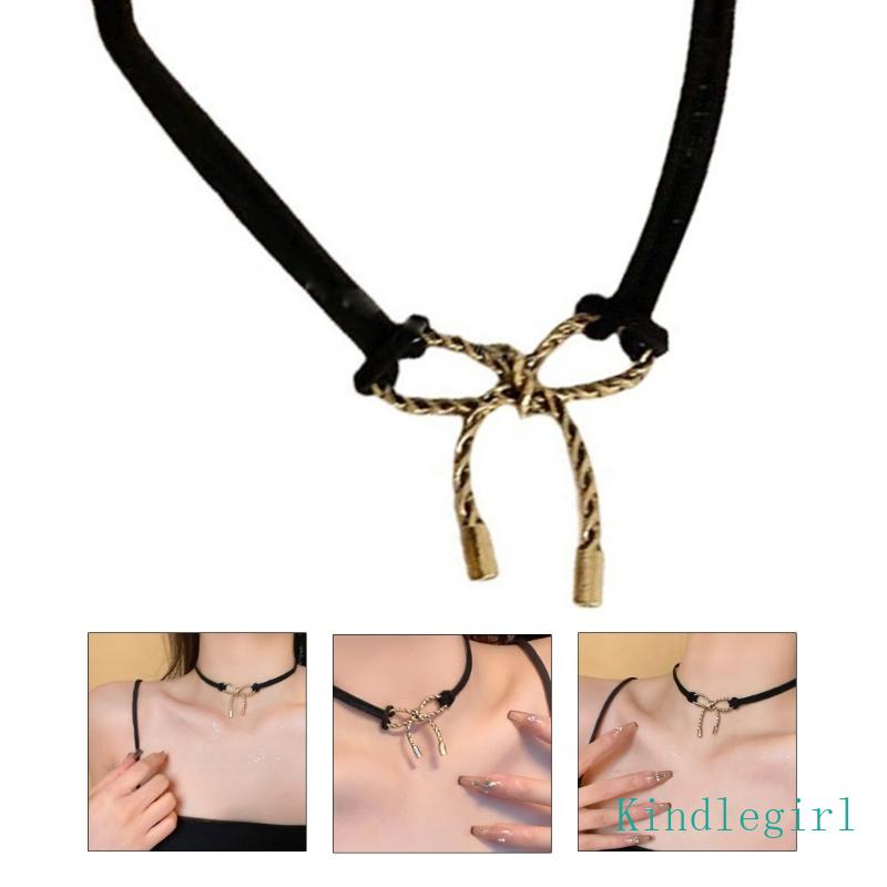 Vòng Cổ Choker Thắt Nơ Xinh Xắn Thời Trang Dự Tiệc Cho Nữ
