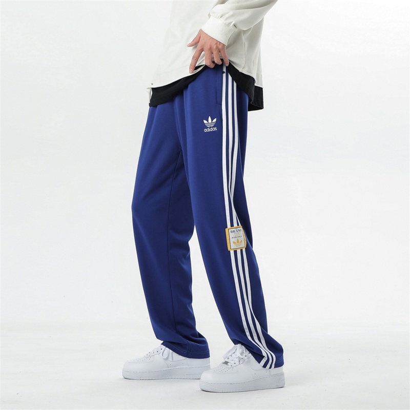 Quần Adidas 100% Chính Hãng Dáng Rộng Phối Sọc Thời Trang Dành Cho Nam