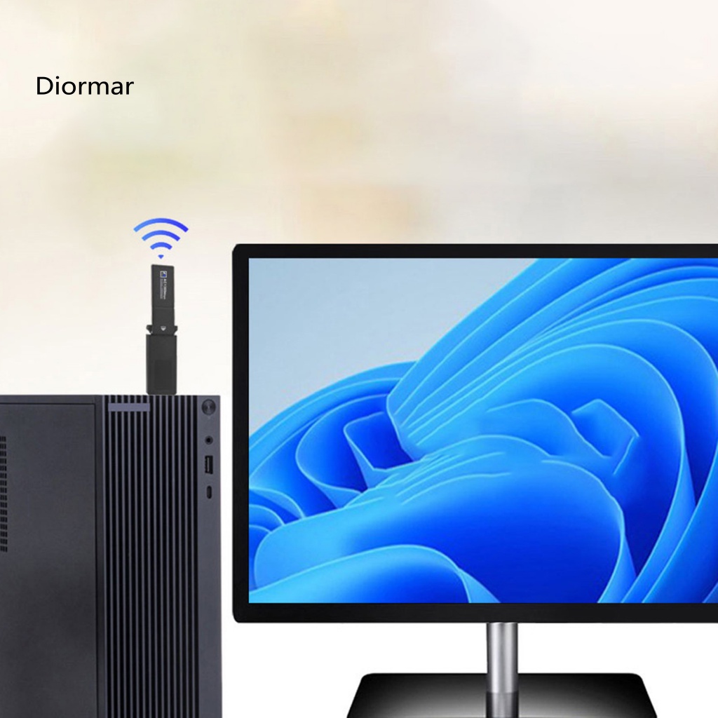 Ăng Ten WiFi USB 30 Tốc Độ Cao Dài 1300M Hỗ Trợ Thẻ Mạng Máy Tính