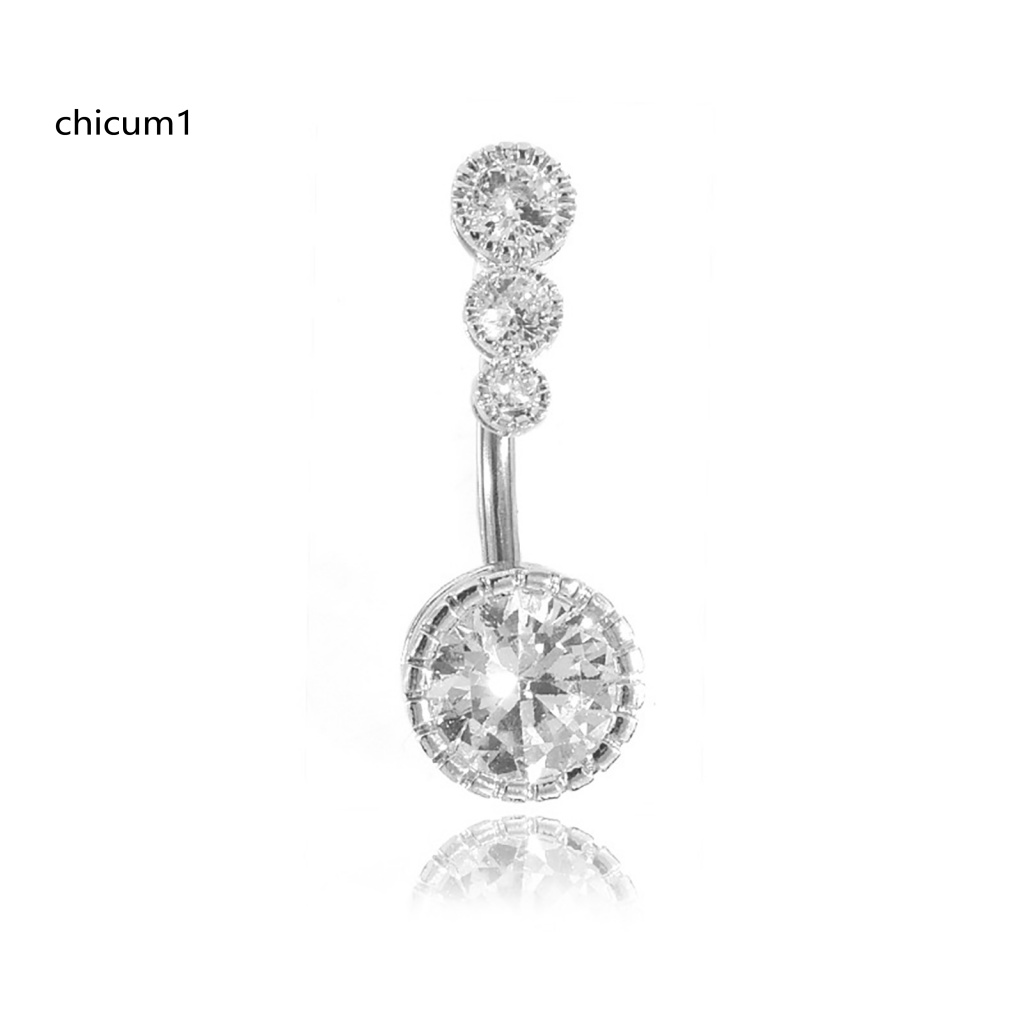 Khuyên Rốn Đính Đá Zircon Thời Trang Cho Nữ