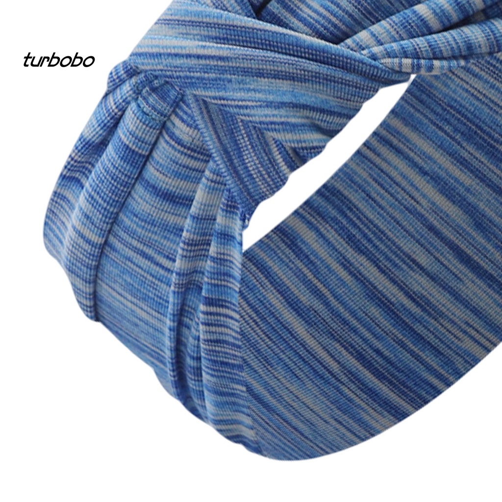 Băng Đô Co Giãn Bản Rộng Thiết Kế Thắt Nút Gọn Nhẹ Dùng Tập Yoga / Chạy Bộ