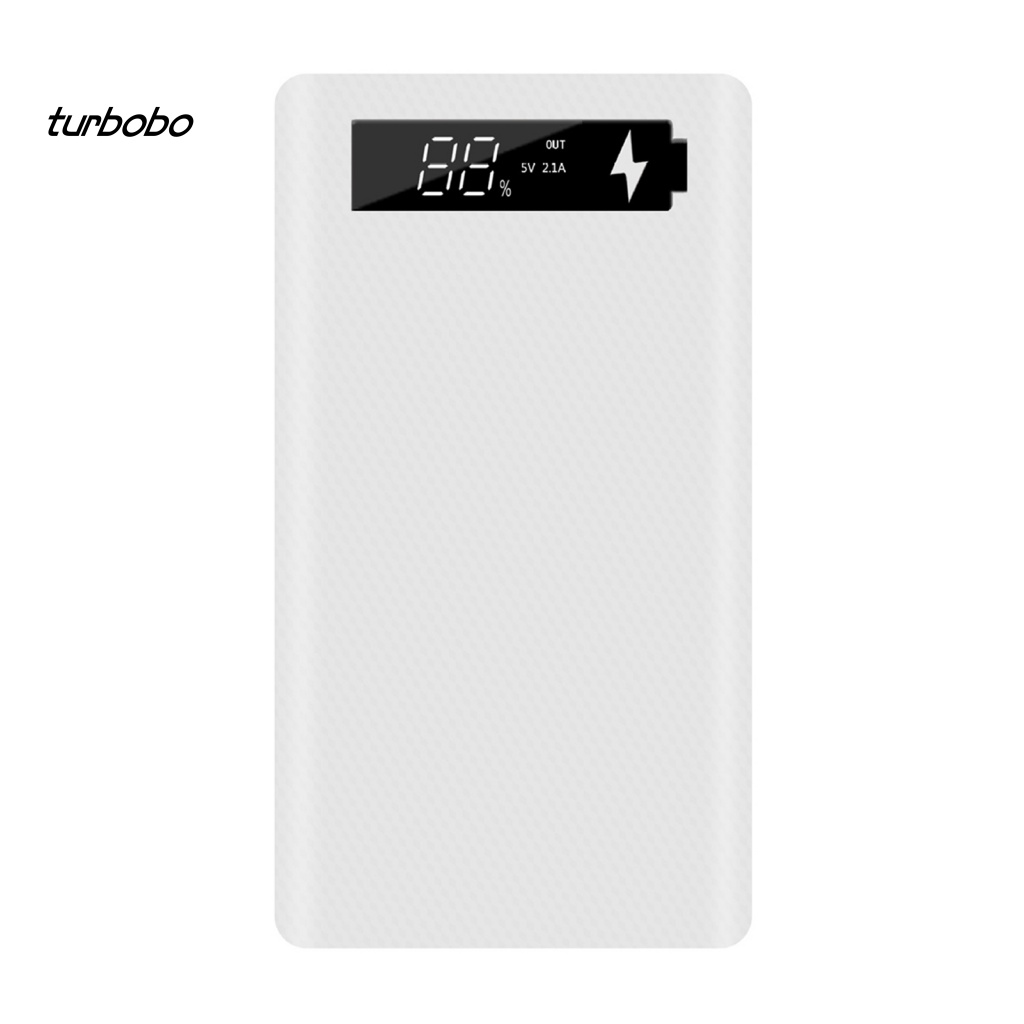 Pin Sạc Dự Phòng Tự Lắp Ráp M6 Micro USB Type-C 18650 Có Đèn LED Màn Hình LCD Tiện Dụng