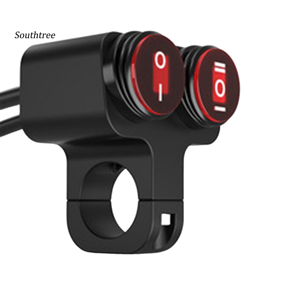 Công Tắc Điều Khiển Đèn Pha Gắn Tay Lái Xe Máy 12V