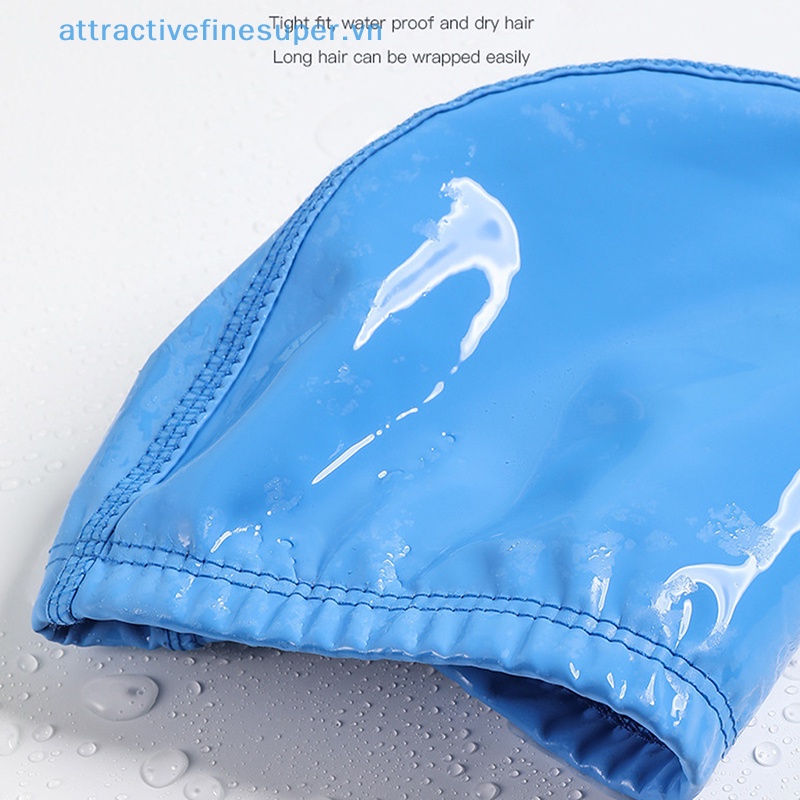 Afs Mũ Bơi Thể Thao Bằng Vải PU Co Giãn Chống Nước Bảo Vệ Tai Khi Bơi