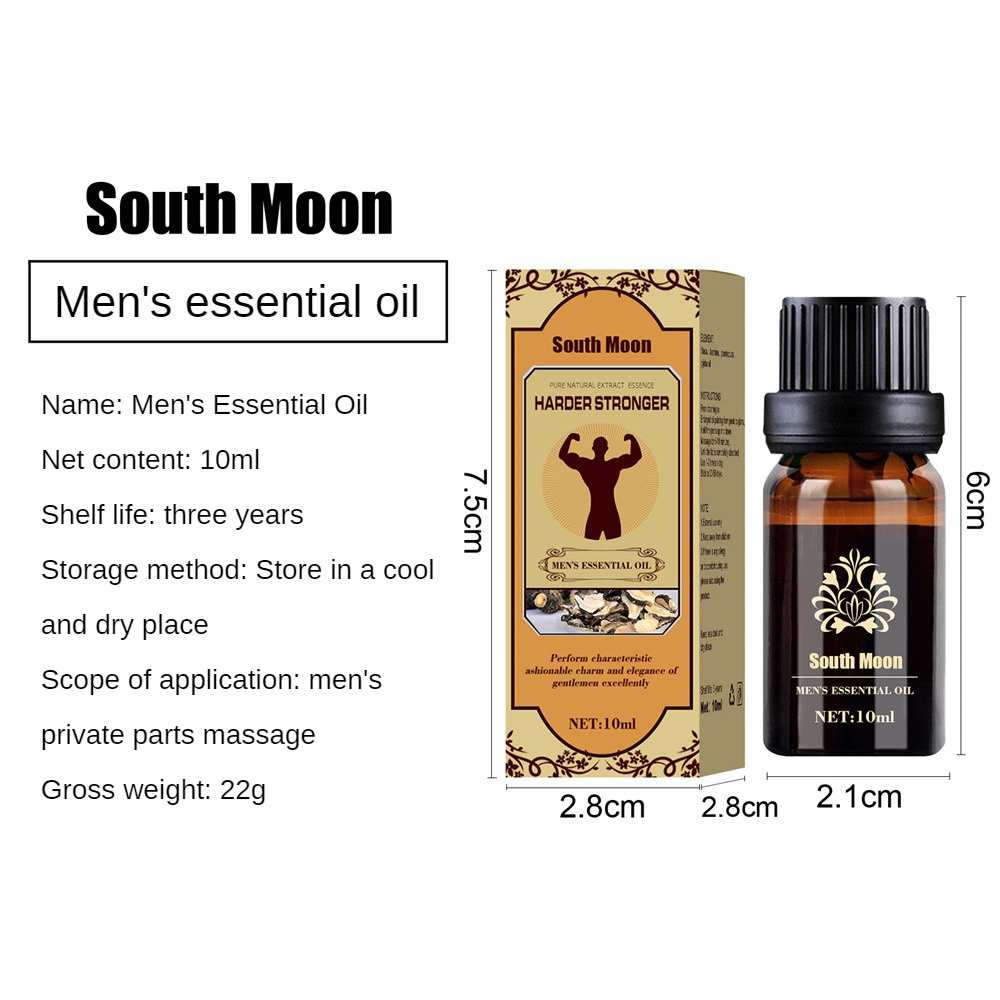 ♕ Tinh dầu vùng kín nam giới South Moon Tăng cường hoạt động tình dục Làm dày dương vật Tăng trưởng cương cứng Massage Tinh dầu chăm sóc cơ thể nam giới 10ml UPBEST