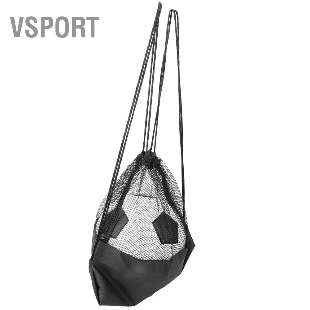 Vsport Túi đeo ba lô dây rút đựng đồ thể thao cho bóng đá rổ chuyền