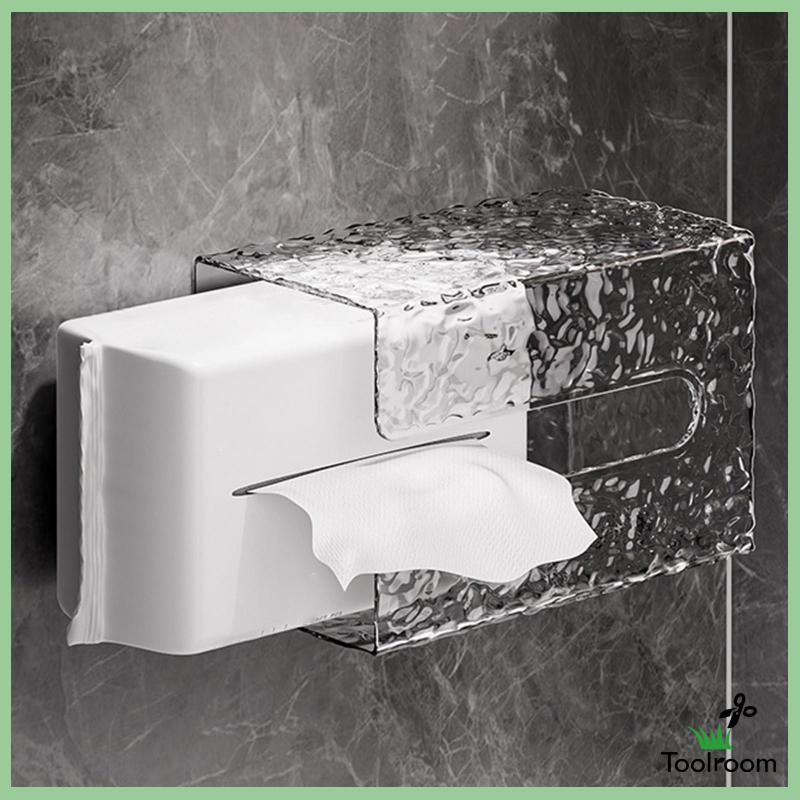 Giá Đỡ Cuộn Khăn Giấy Gắn Tường Tự Dính Tiện Dụng Cho Phòng Tắm / Văn Phòng