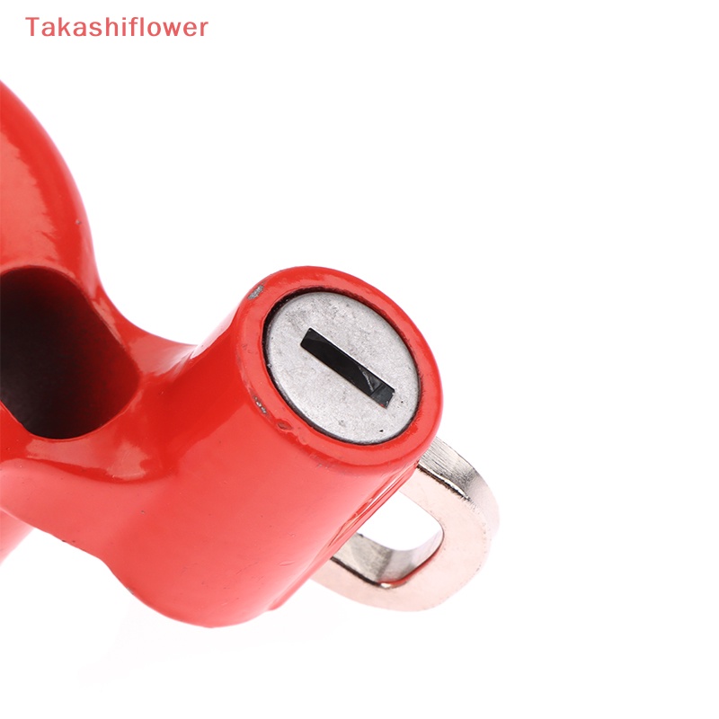 1 Khóa Tay Lái Xe Đạp / Mũ Bảo Hiểm Bằng Hợp Kim Nhôm Kèm Móc Tiện Dụng