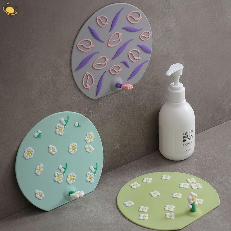 Nắp Đậy Cống Thoát Nước Sàn Nhà Vệ Sinh Bằng Silicone Chống Côn Trùng Chống Bụi Bẩn Dễ Lau Chùi