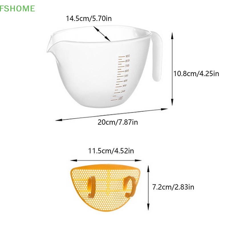 Cốc Đo Lường Trứng Kèm Tấm Lọc Chuyên Dụng