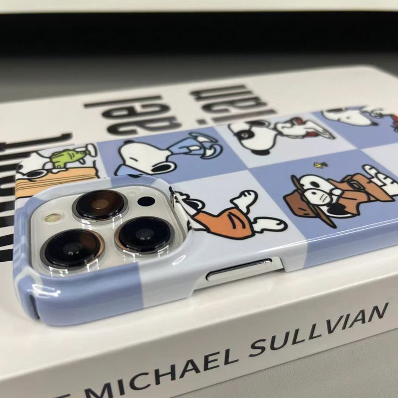 Ốp Điện Thoại Cứng In Hình Snoopy Cho Iphone 13pro 13Promax 12promax 11promax Trend 12 11 12pro 12 11