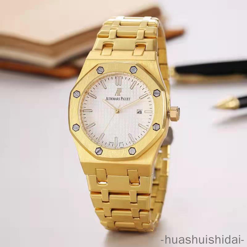 Đồng Hồ Quartz Nam Hiển Thị Ngày Dây Thép Thời Trang