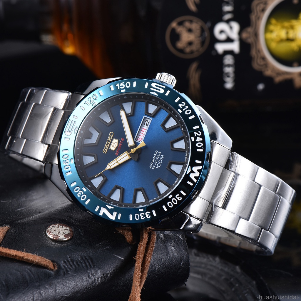 Đồng Hồ Đeo Tay Máy Quartz Dây Thép Thời Trang Lịch Lãm Cho Nam